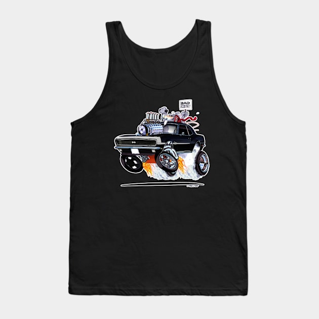 RAT POWER 1968 Black Camaro Tank Top by vincecrain